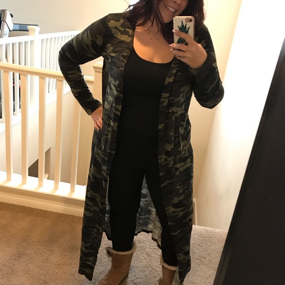 ❤️LAST NEW S Full Length Camo Cardigan - Picture 2 of 5